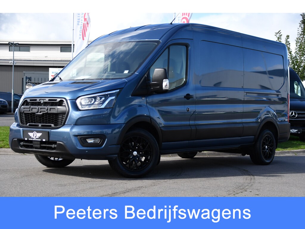 Ford Transit 350 2.0 TDCI L3H2 Limited PB Edition Camera, Cruise, Carplay, Stoelverwarming, 185pk, Trekhaak, Sensoren, LED, NAVI, Uniek!