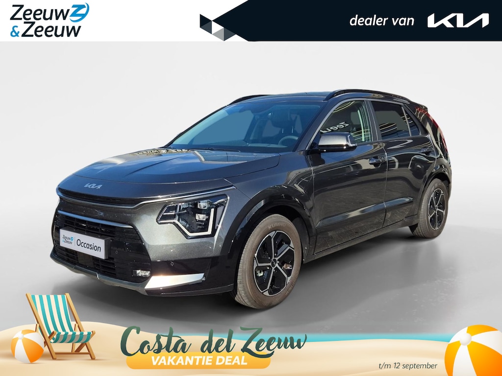 Kia Niro Hybrid 1.6 GDi DynamicPlusLine | Airco | Navi | Camera | Schuifdak | Stoelverwarming | Stuurverwarming | Leder | DEMO |