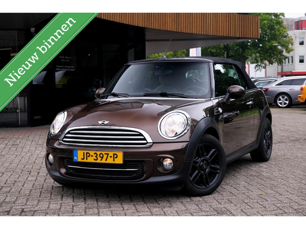 MINI Cooper Cabrio 1.6 Chili|Rijklaar!|Stoelverwarming|Leder|Windscherm|Bluettoh|Navi|Cruise