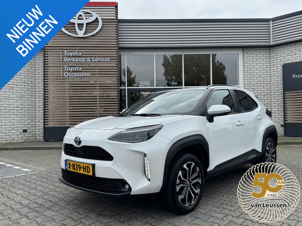 Toyota Yaris Cross 1.5 Hybrid DYNAMIC NL-AUTO 1E-EIG TREKHAAK KEYLESS CLIMA APPLE/ANDROID NAVI AD-CRUISE 17'' LM-VELGEN PARELMOER LAK
