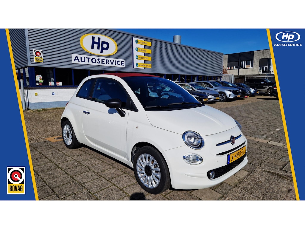 Fiat 500C 1.0 Hybrid Launch Edition CabrioTop Cruise Control Airco 15inch LM Velgen DAB