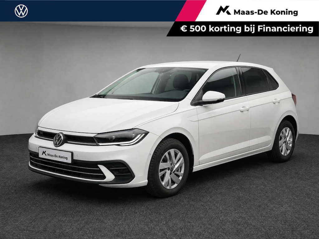 Volkswagen Polo 1.0 TSI 95pk DSG Style · Stoelverwarming · Apple/Android Car Play · P-Sensoren · Airco · IQ.Light · 15'' Inch ·