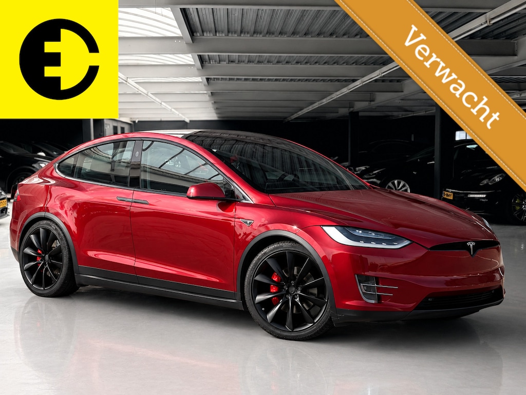 Tesla Model X 90D Base 7p. | Stoelverkoeling | Wit leder | Luchtvering