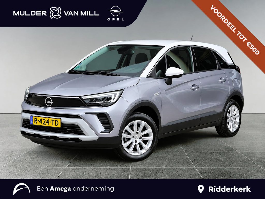 Opel Crossland Elegance 1.2 Turbo 130pk | AGR-STOEL | 180° CAMERA | STOEL + STUURVERW. | NAVI | APPLE CARPLAY / ANDROID AUTO | ISOFIX |