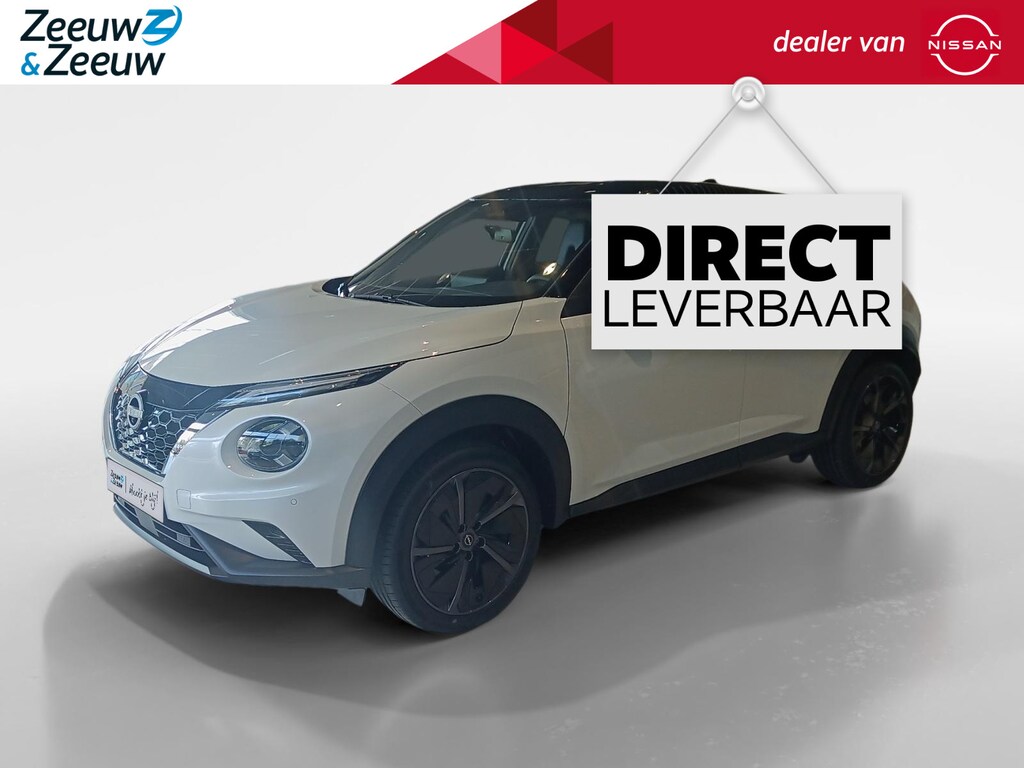 Nissan Juke 1.6 Hybrid Pulse | Bose audio | 360grd camera | Dodehoeksensoren| Lederen bekleding | Apple carplay & Androidauto | Pro-pilot | Stuur-, en Stoel- en voorruitverwarming |