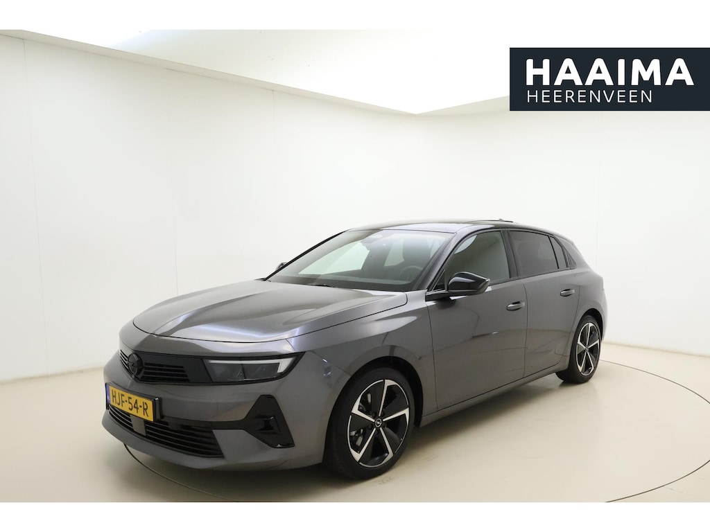 Opel Astra 1.2 Turbo 145pk Hybrid Automaat GS | Panoramadak | Adapt. Cruise control | Apple Carplay/Android Auto | 360 Camera | Stoel- en stuurverwarming | Zwart dak