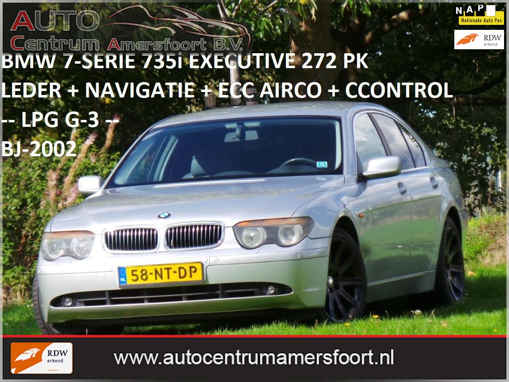 BMW 7-Serie 735i Executive ( LPG G-3 + INRUIL MOGELIJK )