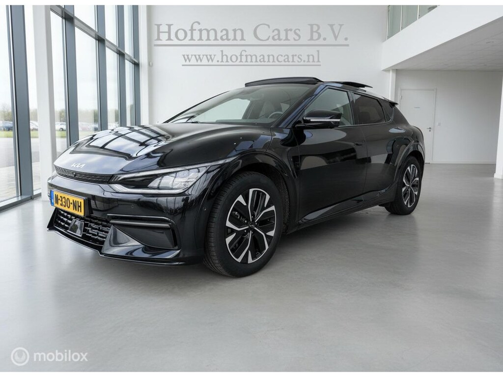 Kia EV6 GT-Line 77.4 kWh | Zwart | Trekhaak | Panoramadak | 360° Camera | SOH 100