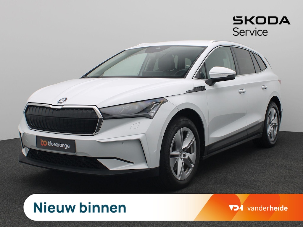 Skoda Enyaq 80 Business Edition 204PK Aut. SOH 95,78%, Trekhaak, Warmtepomp, 19" LM Velgen, 360gr. Camera, Stoel-Stuurverwarming, Matrix LED Verlichting, Adaptieve Cruise Control