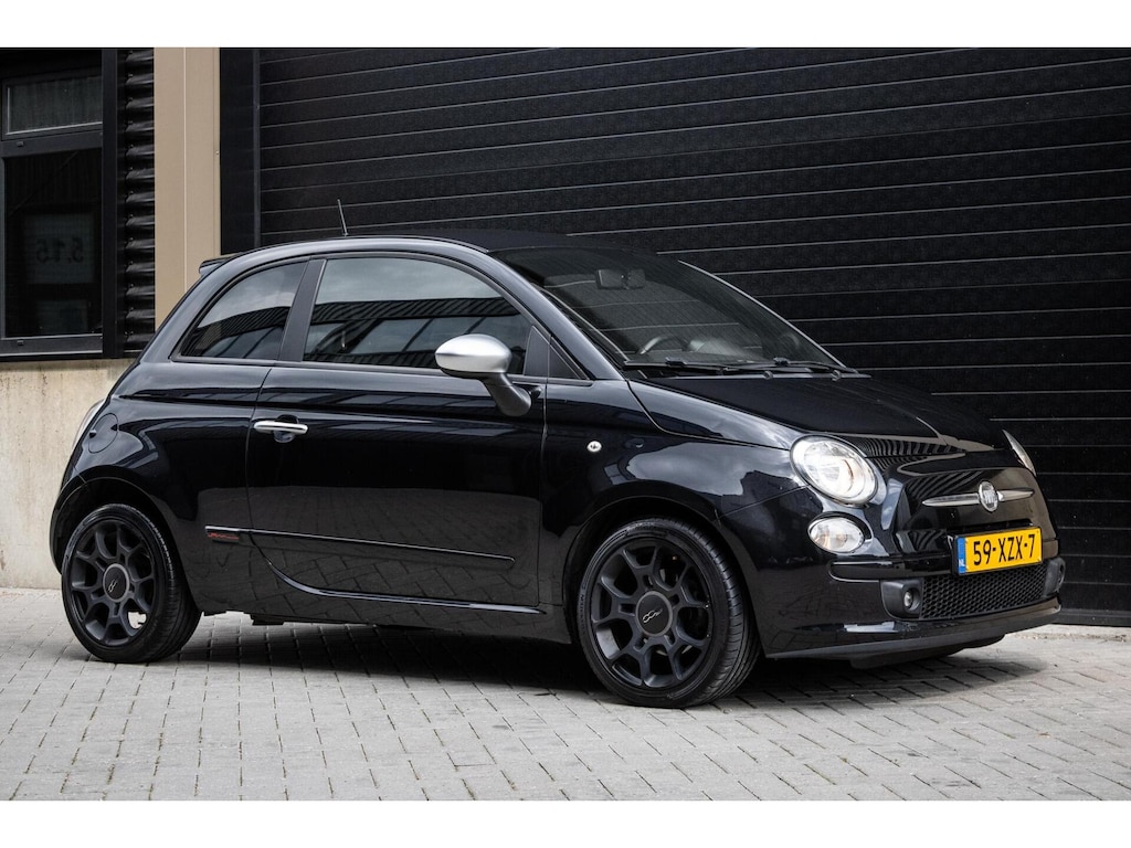 Fiat 500 0.9 TwinAir Lounge | AIRCO | HALF LEDER | LM VELGEN |