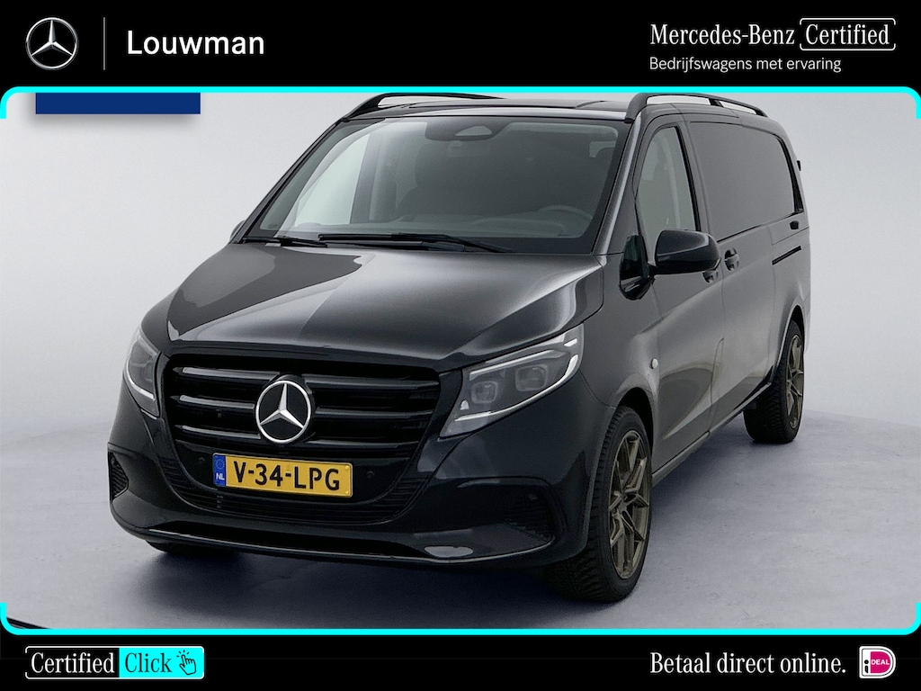 Mercedes-Benz Vito 119 CDI Pro L3 DC *Edition* Dubbele Schuifdeur Led 19"Lichtmetaal Trekhaak Dubbele cabine Achteruitrijcamera Betimmering