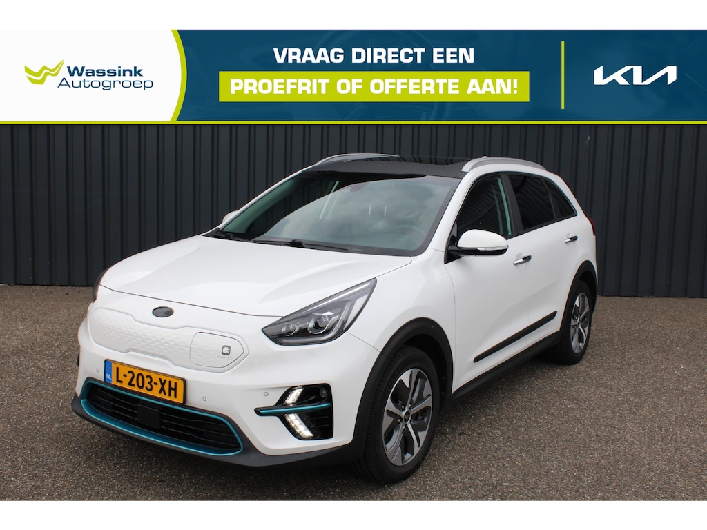 Kia Niro EV e-Niro DynamicPlusLine 64 kWh Leer | Navigatie | DAB | Stoelverwarming Voor + Achter | JBL | Stuurverwarming | Adaptive Cruise | Schuifdak