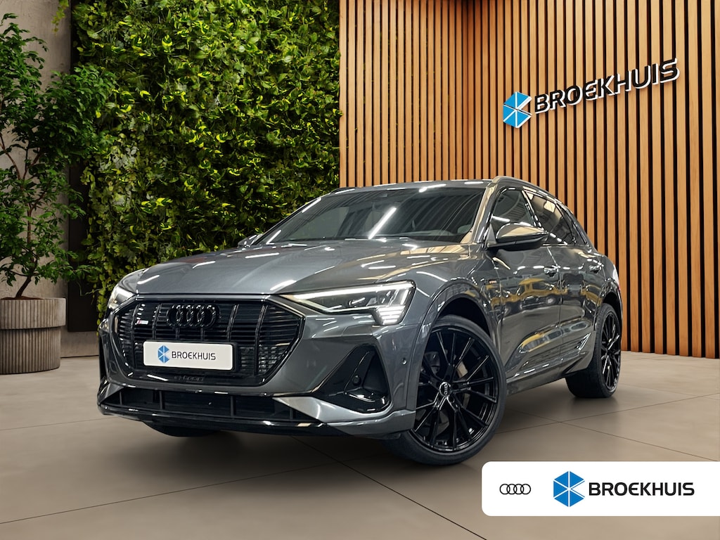 Audi E-tron 50 quattro S edition 71 kWh B&O | Adaptieve cruise | Stoel- stuurverw. | Memory | Leder | 21" | Pano | Trekhaak | Headup