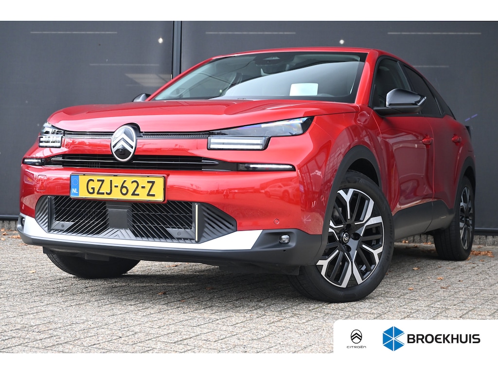 Citroën C4 1.2 Hybrid 136 Max | Adaptive Cruise Control | HUD | Achteruitrij camera | Navi By App | Stoel/Stuur verwarming | DAB | Draadloze telefoonlader | Extra getint glas | LMV 18" |