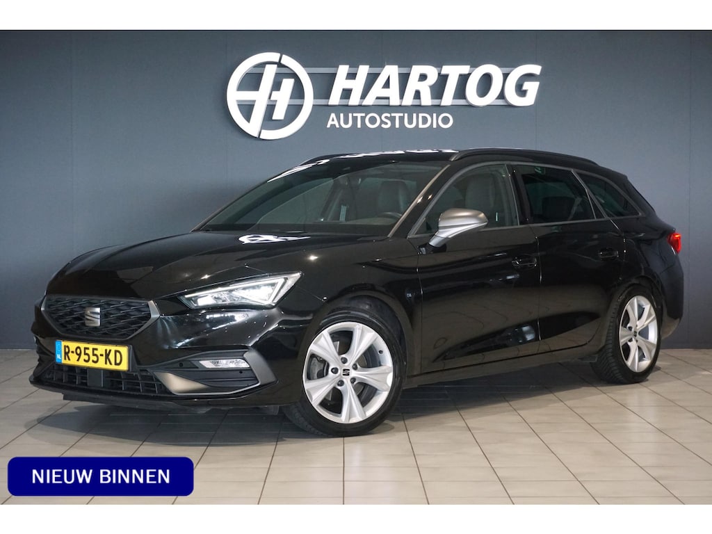 SEAT Leon Sportstourer 1.5 eTSI FR Business Intense * DEALER ONDERHOUDEN * + CAMERA / KEYLESS / ELEK. TREKHAAK / STUURWIELVERWARMING