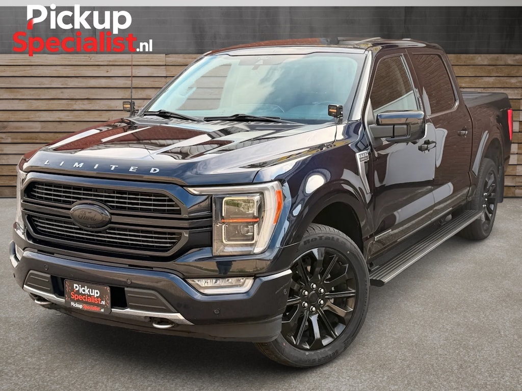 Ford F-150 USA Ford USA F-150 Limited 430pk PowerBoost Full Hybrid SuperCrew, FULL OPTIONS , GOEDKOOPSTE NL , BLEU