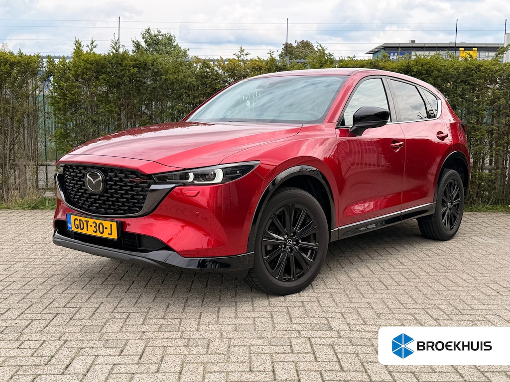 Mazda CX-5 2.0 e-SkyActiv-G M Hybrid 165 Homura | NL-Auto | Adapt. Cruise | Bose Audio | Head-up | Stoel+Stuurverwarming | 360 Camera | Elektr. stoel | Keyless | Elektr. Klep