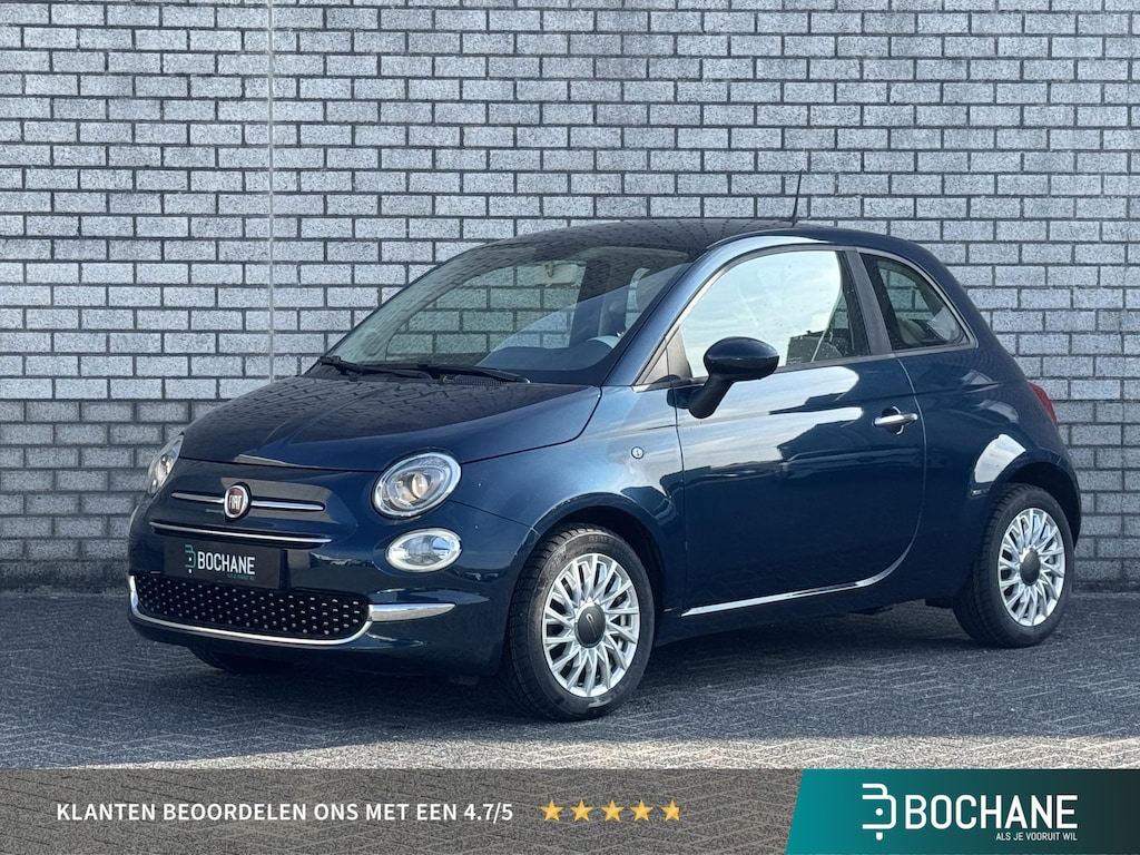 Fiat 500 1.0 Hybrid Lounge | All-Season Banden | Apple CarPlay / Android Auto | Cruise Control | Airco | DAB+ |