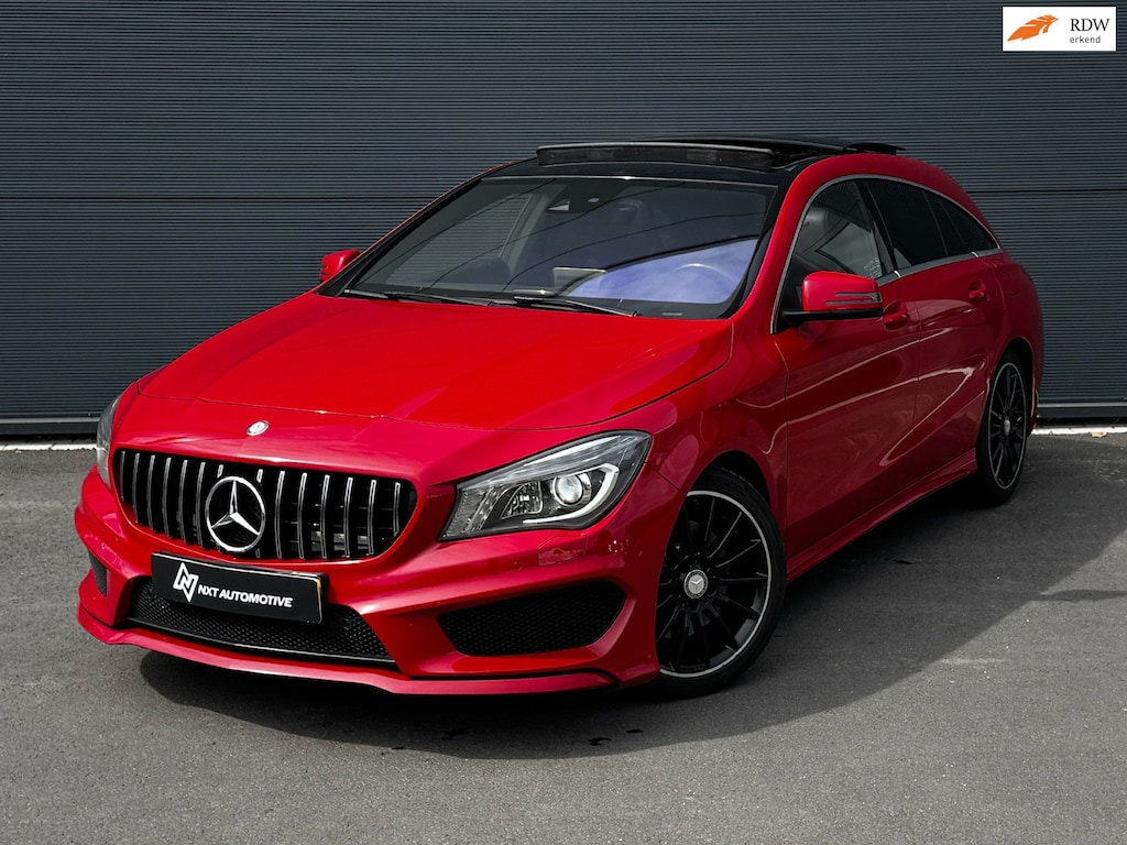 Mercedes-Benz CLA Shooting Brake 250, AMG Line, Pano, Leder, AchteruitrijCamera, Cruise control, 18'' Velgen