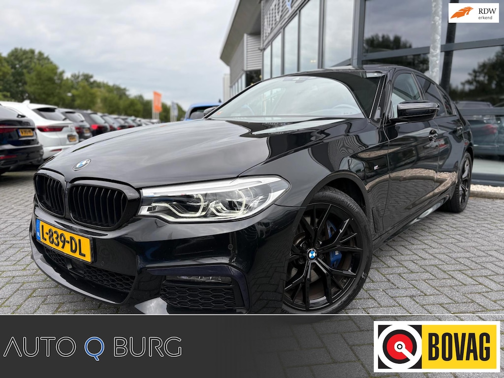 BMW 5-Serie 530d xDrive|HUD| M-pakket| Stoelkoeling| Panorama | Leder| Adap Cruise | Navi | Camera | 1e eig |Dealer onderh |Memory