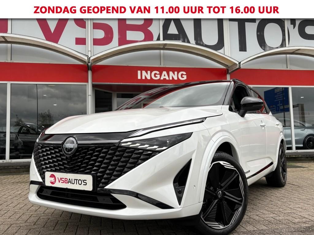 Nissan Qashqai 1.5 e-POWER AUT. 190PK N-DESIGN FACELIFT LEER PANO-DAK HEAD-UP NAVI CAMERA CARPLAY WINTER-PAKKET