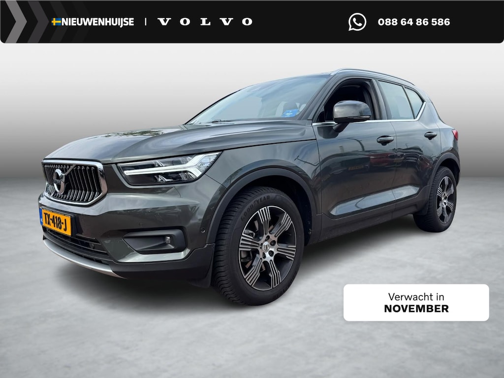 Volvo XC40 2.0 T4 Inscription | Trekhaak | Achteruitrijcamera | Parkeerassistent | Elektrische Achterklep | Alarm | Lederen Bekleding | Stoelverwarming | Cruise Control Adaptief | BLIS | Navigatie