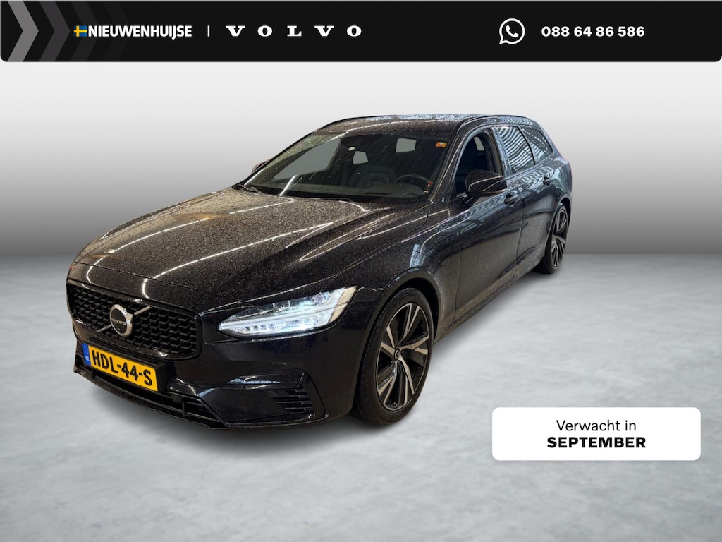 Volvo V90 2.0 T8 AWD R-Design | Harman Kardon Audio | Panoramadak | Head-up Display | 360 Graden Camera | Keyless Entry | Elektrische Achterklep | Elektrisch Verstelbare Voorstoelen | Lichtmetalen Velgen 19 inch | Cruise Control Adaptief | BLIS | Navigatie | Apple Carplay | Android Auto