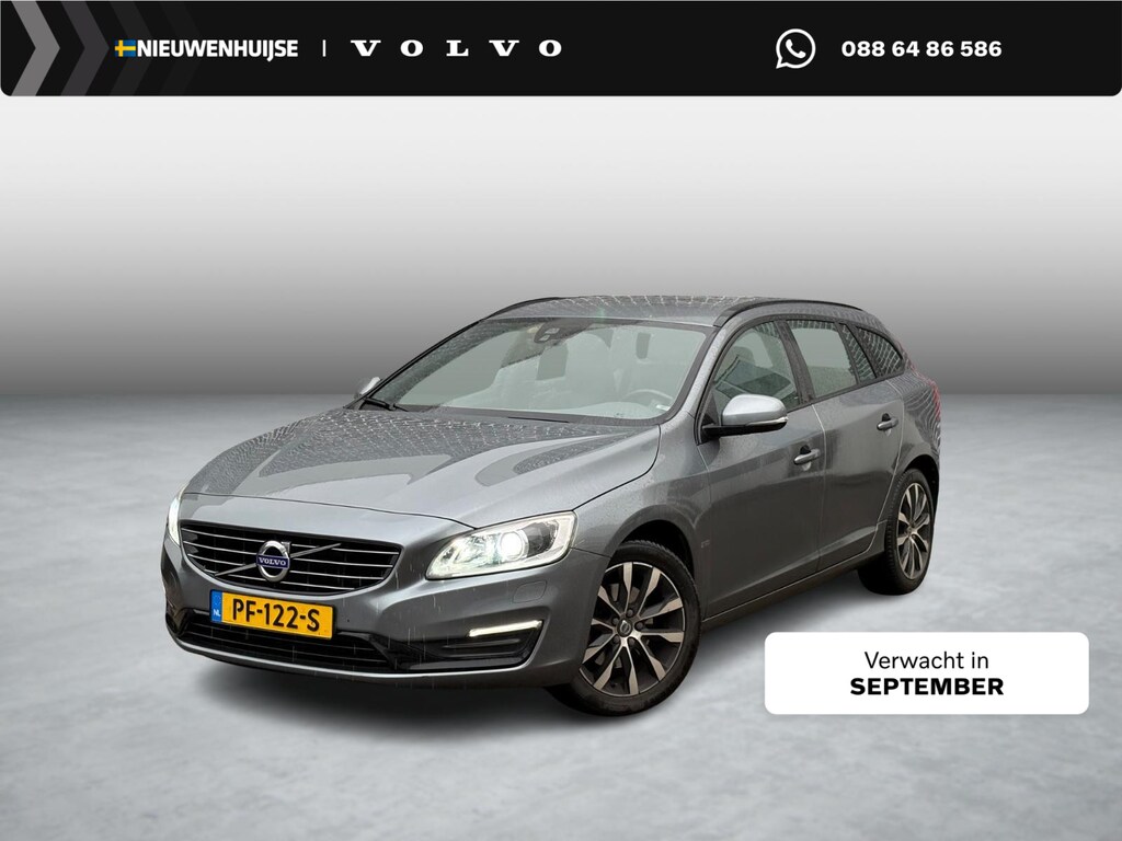 Volvo V60 1.5 T3 Polar+ Dynamic | Trekhaak | Parkeersensoren | Bi-Xenon Adaptief | Verwarmde Voorruit | Stoelverwarming | Lederen Bekleding | High Performance Audio | Bluetooth | Climate Control | Cruise Control | Lichtmetalen Velgen 17 inch | Navigatie