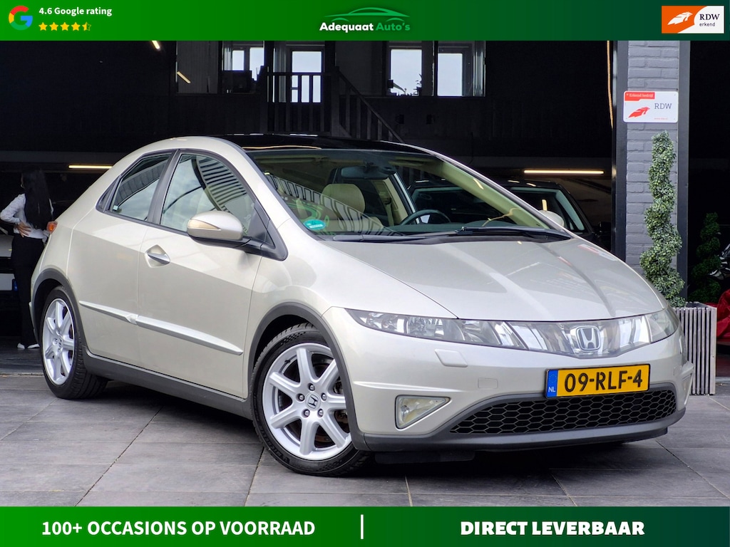 Honda Civic 1.8 Sport|AUT|APK|Airco|PDC|Stoel VW|Cruise|PANO