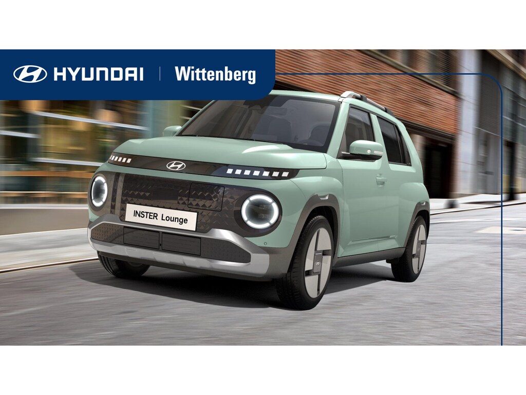 Hyundai Inster LOUNGE 49kWh | UNIEK | DEELS LEDEREN BEKLEDING | DAKRAILING | STOEL- EN STUURVERWARMING | NIEUWE UITVOERING | ADVANCED PACK | €2000 KORTING! |