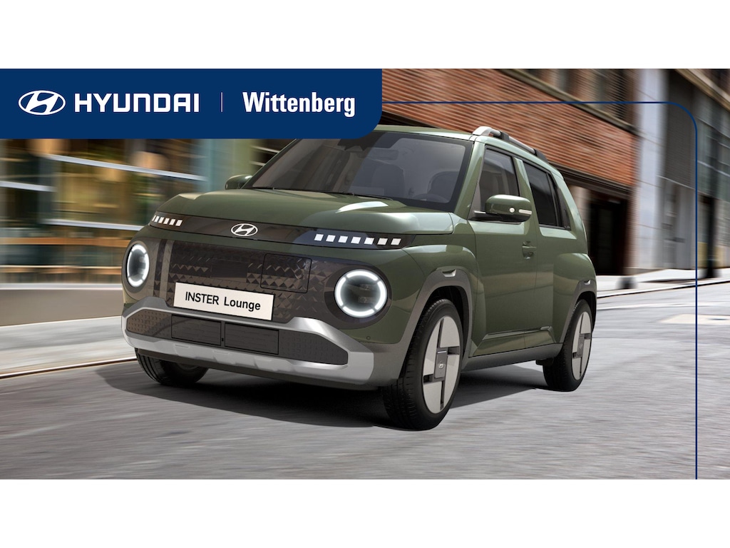 Hyundai Inster LOUNGE 49kWh | UNIEK | DEELS LEDEREN BEKLEDING | DAKRAILING | STOEL- EN STUURVERWARMING | NIEUWE UITVOERING | ADVANCED PACK | €2000 KORTING! |