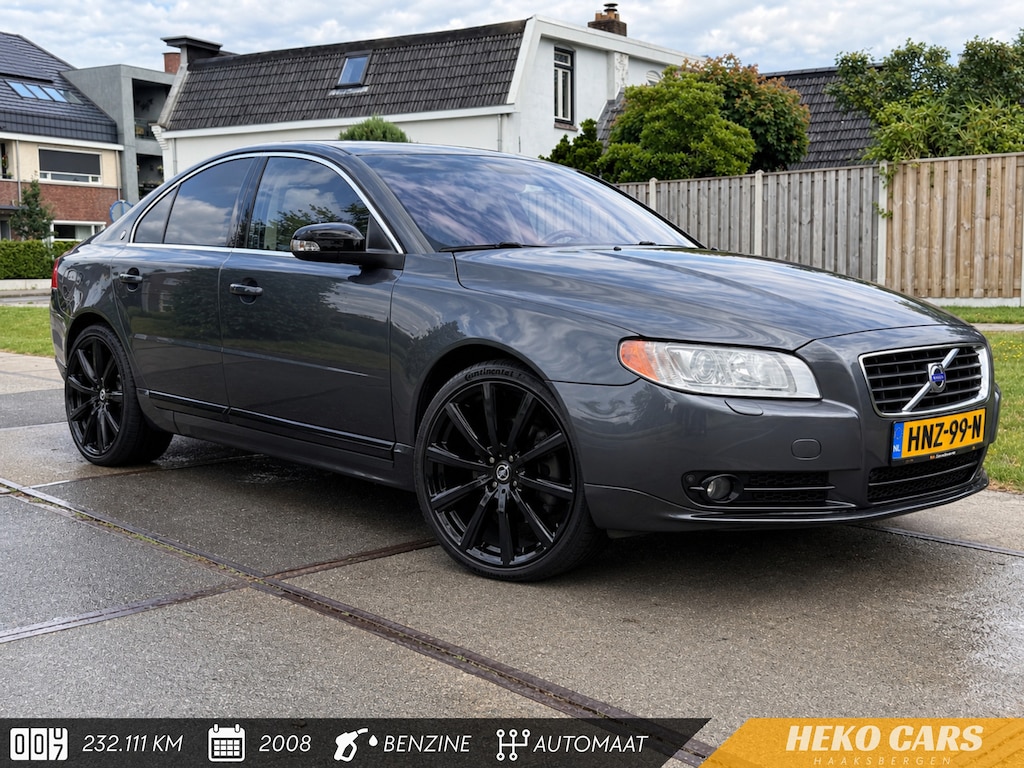 Volvo S80 3.0 T6 AWD Executive·320PK·AUT·20" inscription·Dynaudio·Dakje·Leer