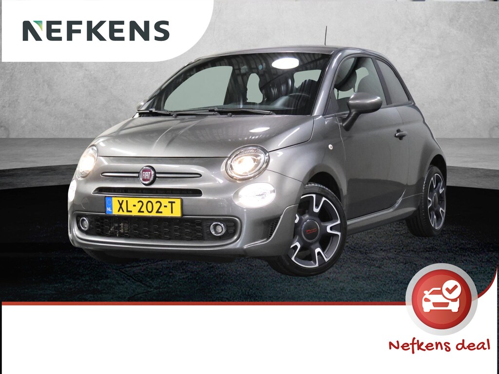 Fiat 500 0.9 TwinAir 80PK Turbo Sport | 1ste eigenaar | Climate Control | Cruise Control | Glazen dak | LEER/Stof | Parkeersensoren | AppleCarPlay/AndroidAuto | Isofix | Privacy Glass | DAB Radio |