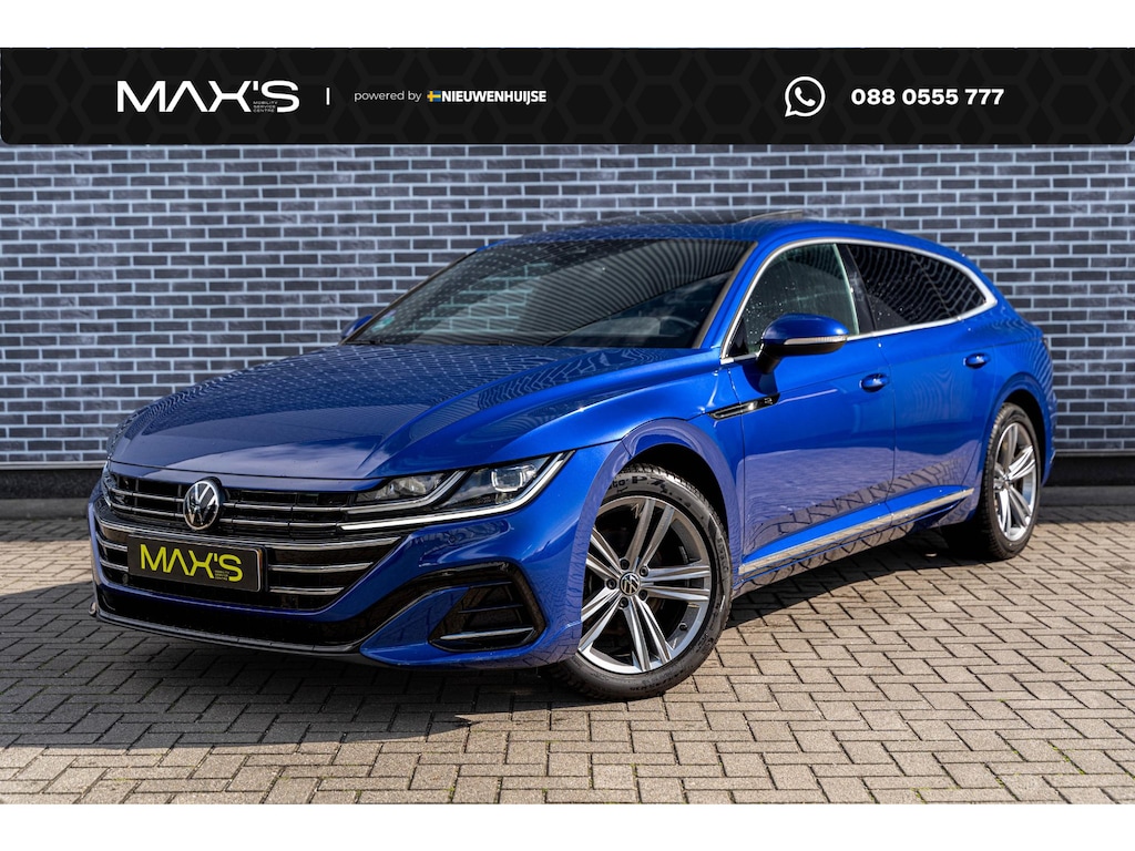 Volkswagen Arteon Shooting Brake 1.4 TSI eHybrid R-Line Business+ | Panoramadak | Trekhaak | Parkeersensoren | Keyless Entry | Elektrische Achterklep | Stoelverwarming voor en achter | iQ Light | Navigatie | Apple Carplay | Android Auto | Plug-in Hybrid (PHEV)