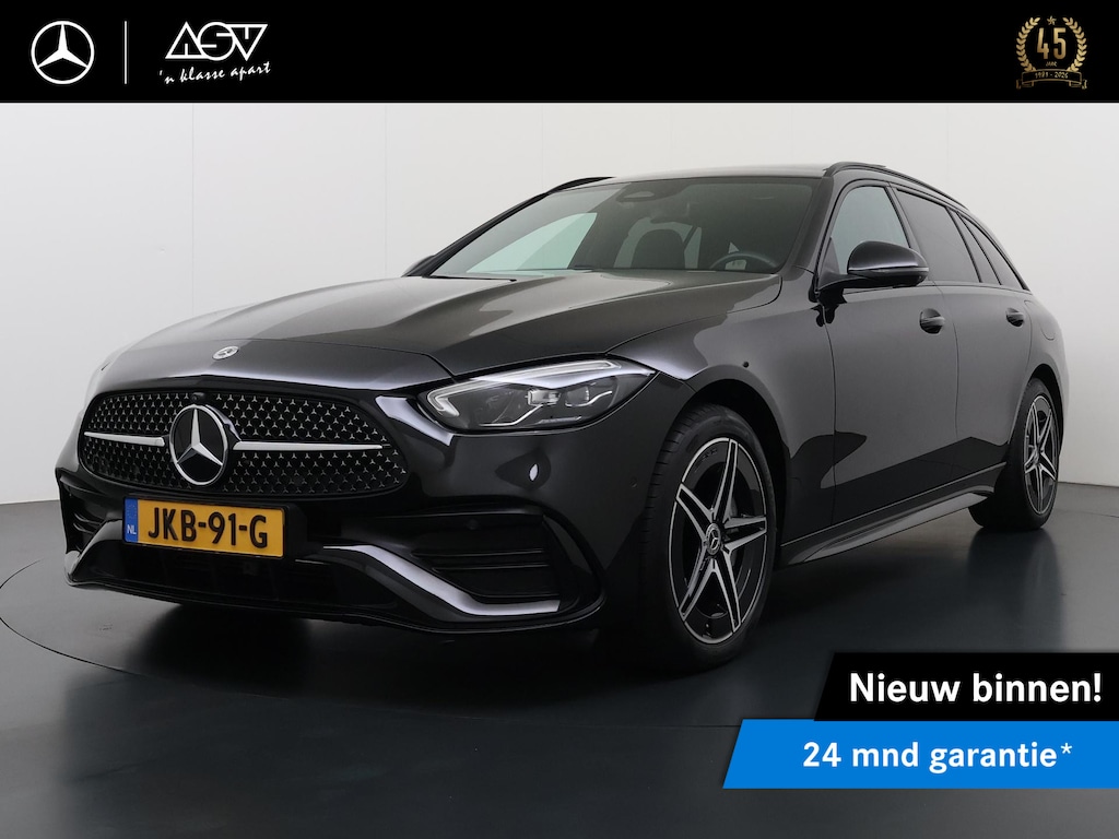 Mercedes-Benz C-klasse Estate 300 e Business Solution AMG | Panorama - Schuifdak | 360° Camera | Adaptieve Cruise Control | Night Pakket | Memory Seats | Smartphone Integratie Pakket