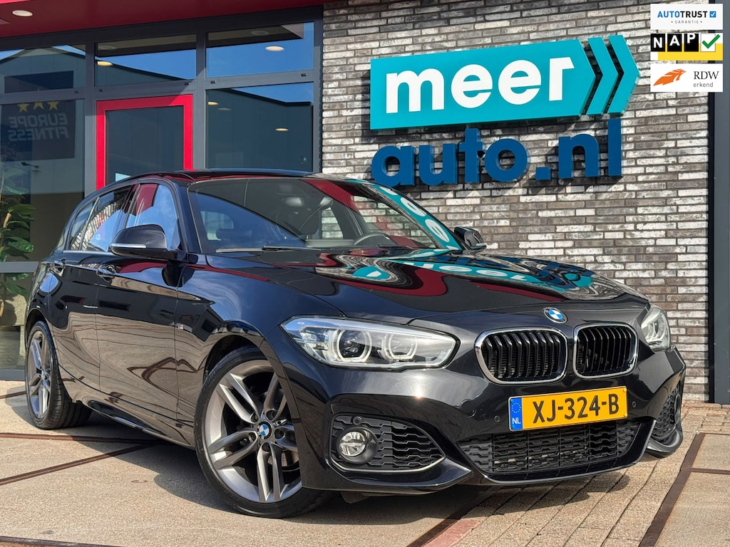 BMW 1-Serie 118i High Executive M-SPORT AUT. NAVI.PROF l LEDER l ST-VERW l 18 INCH l ORG.NL l PDC l DAB l HiFi.PROF DEALER OH