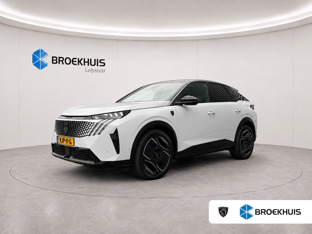 Peugeot E-3008 73KWH GT AVANTAGE 214PK SOH 96,5% / NAVI / LEDER / CLIMA / FULL-LED / 20" LMV / KEYLESS / WARMTEPOMP / 360° CAMERA / ADAPT. CRUISECONTROL / WINTERPAKKET / NIEUWSTAAT !!