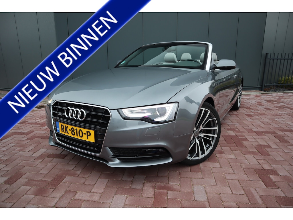 Audi A5 Cabriolet 3.0 TDI Pro Line S Automaat Sportstoelen Camera Nekverwarming Afneembare Trekhaak. Etc. Etc.
