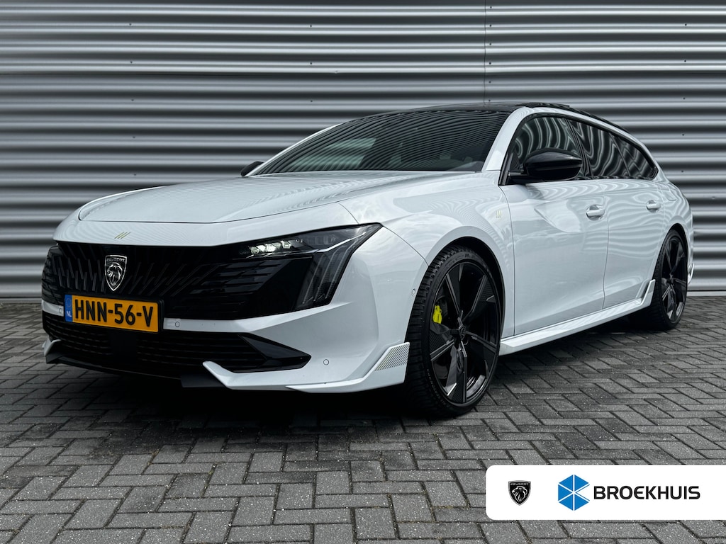 Peugeot 508 SW PSE 1.6 HYBRID 360PK SPORT ENGINEERED AUTOMAAT SOH 98,25% / NAVI / LEDER / CLIMA / PDC / 20" LMV / CAMERA / KEYLESS / I-COCKPIT / FULL-LED / PANO. DAK / ALCANTARA / WINTERPAKKET / FOCAL AUDIO / ADAPT. CRUISECONTROL / FULL-OPTIONS !!