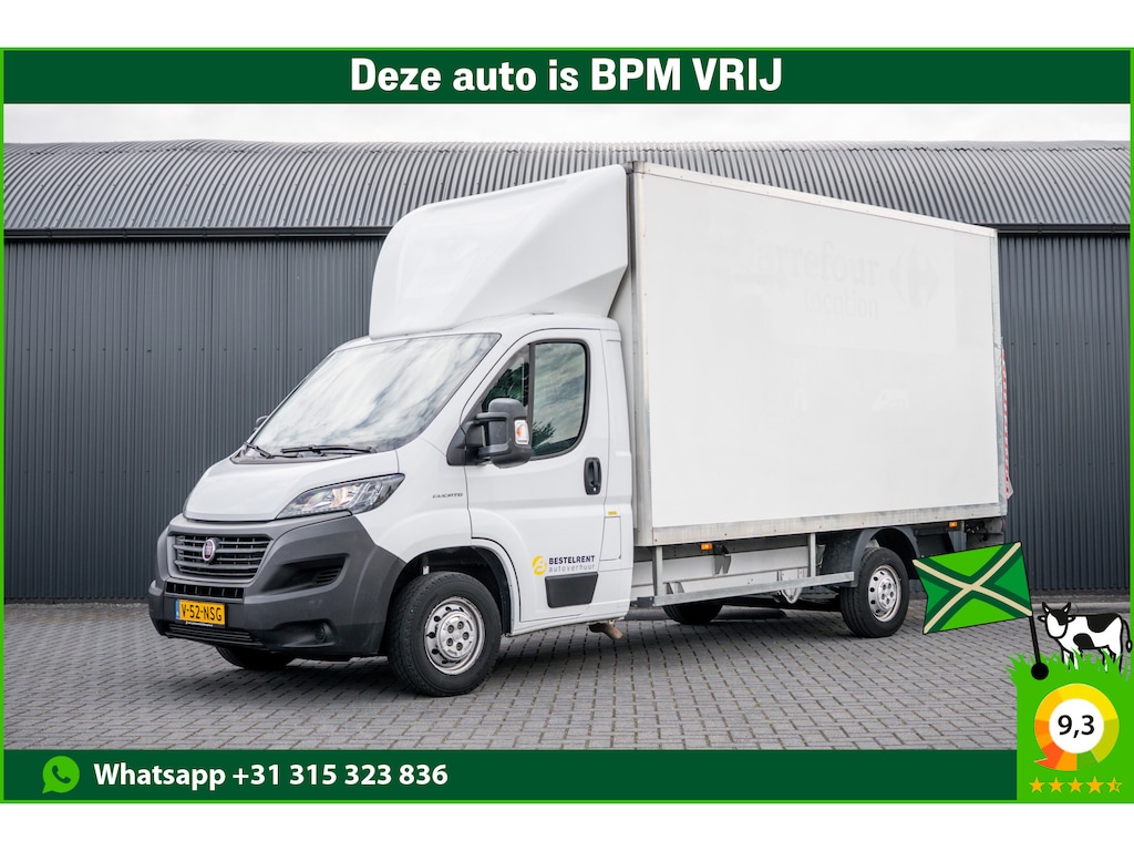 Fiat Ducato 2,3 140PK | Bakwagen met laadklep | 3-Zits | LED | Cruise | Airco