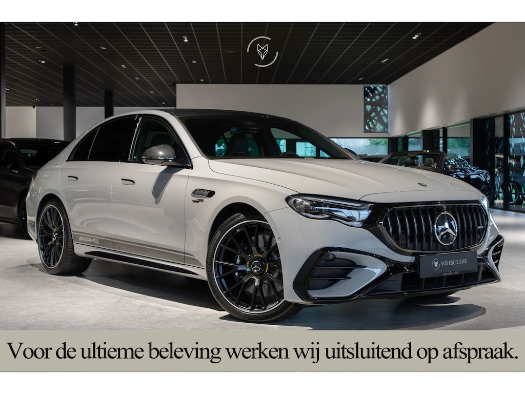 Mercedes-Benz E-klasse AMG 53 4M Edition 1 Full Carbon in- en exterieur|Bumester 4D|Schaalstoelen|Keyless|Stoelkoeling|ACC|Performance Sound|360°Camera|Superscreen