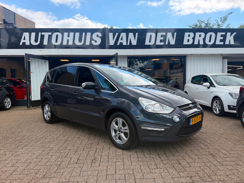 Ford S-Max 1.6 EcoBoost Titanium|Pano|Navi|Clima|Cruise|Trekhaak|Pdc|Lmv|Elek Pakket|Nw Apk