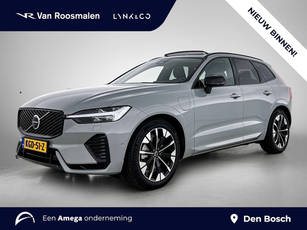 Volvo XC60 2.0 T6 Plug-in hybrid AWD Ultra Dark | Luchtvering | Trekhaak | Memory | 360-camera |