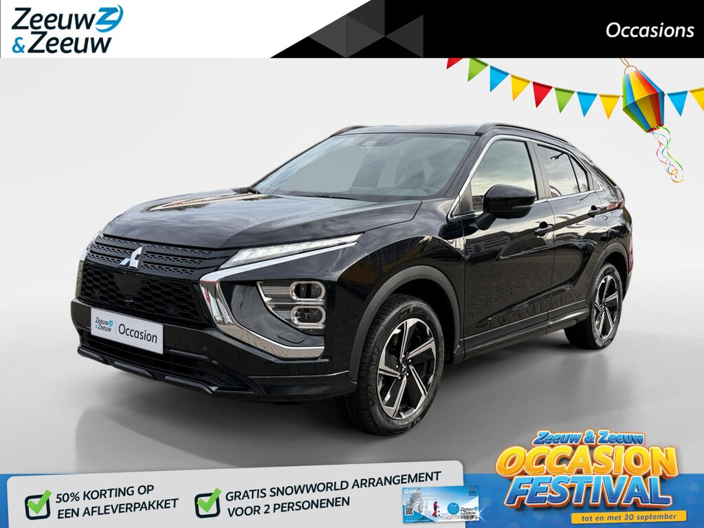 Mitsubishi Eclipse Cross 2.4 PHEV Intense+ Apple Carplay/Android Auto , stoel en stuurverwarming , camera , tel , cruise , climate , lm velgen , navigatie