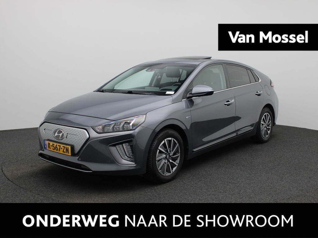 Hyundai Ioniq Premium EV 38 kWh | LEER | SCHUIFDAK | CAMERA | STOEL-STUURWIELVERWARMING | STOELVERKOELING