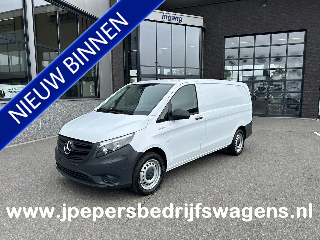 Mercedes-Benz eVito 112 L2 60 kWh / Snel laden 80kw / Camera / Parkeersensoren / Airco / Cruise control / Carplay navigatie / Achterdeuren