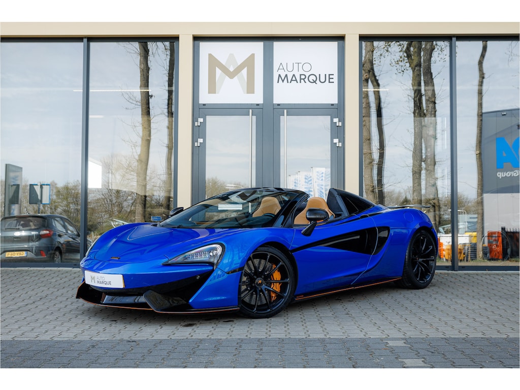 McLaren 570S 570S 3.8 V8 | Dealeronderhouden | Lift | Carbon Exterieur | Novitec | Soft Close | Elite Paint Vega Blue | Bowers & Wilkins | Keramische Remmen | Cruise Control | Stoelverwarming |