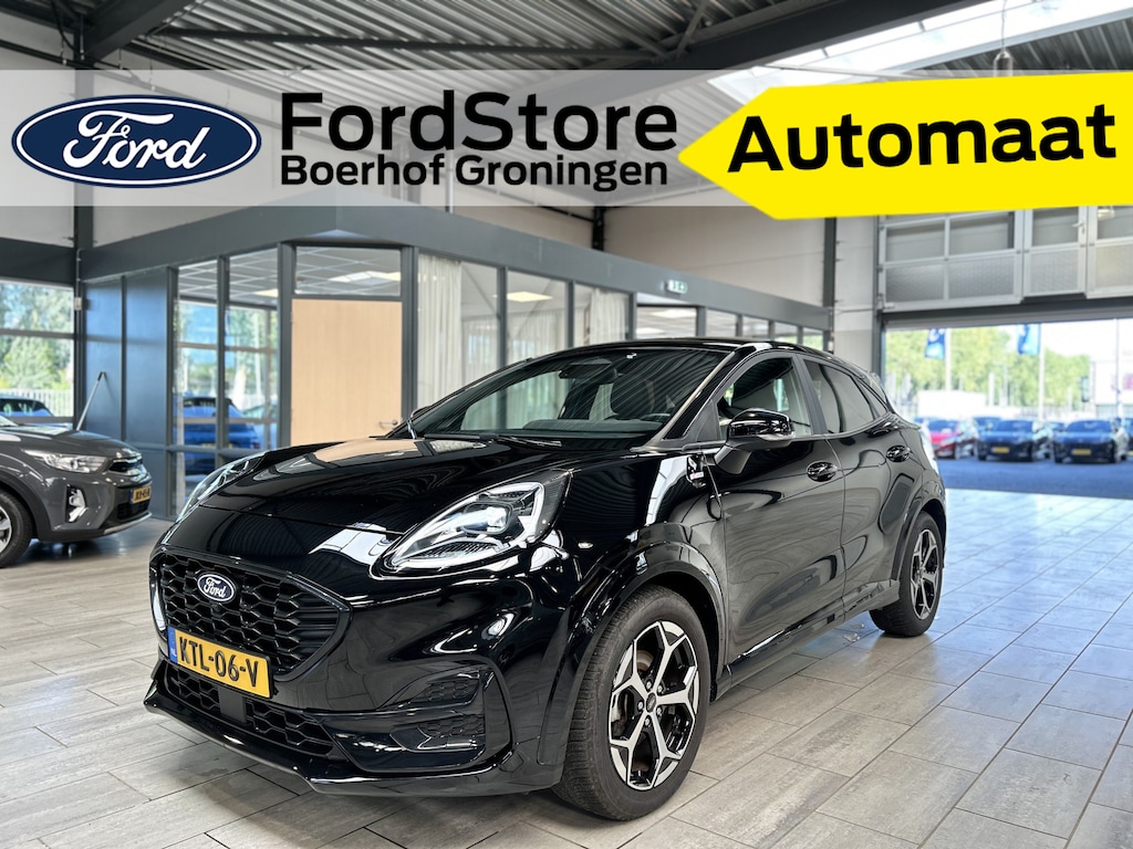 Ford Puma EcoBoost Hybrid 155pk ST-Line X | Pano | Winterpack | B&O | Elekt. achterklep | Full LED | Cruise | Camera | All-season banden |