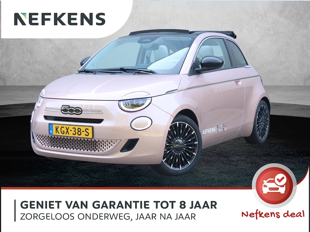 Fiat 500C 1.0 Hybrid La Prima | Apple Carplay/Android Auto | Navigatie | Climate Control | Camera | Verwarmde voorstoelen