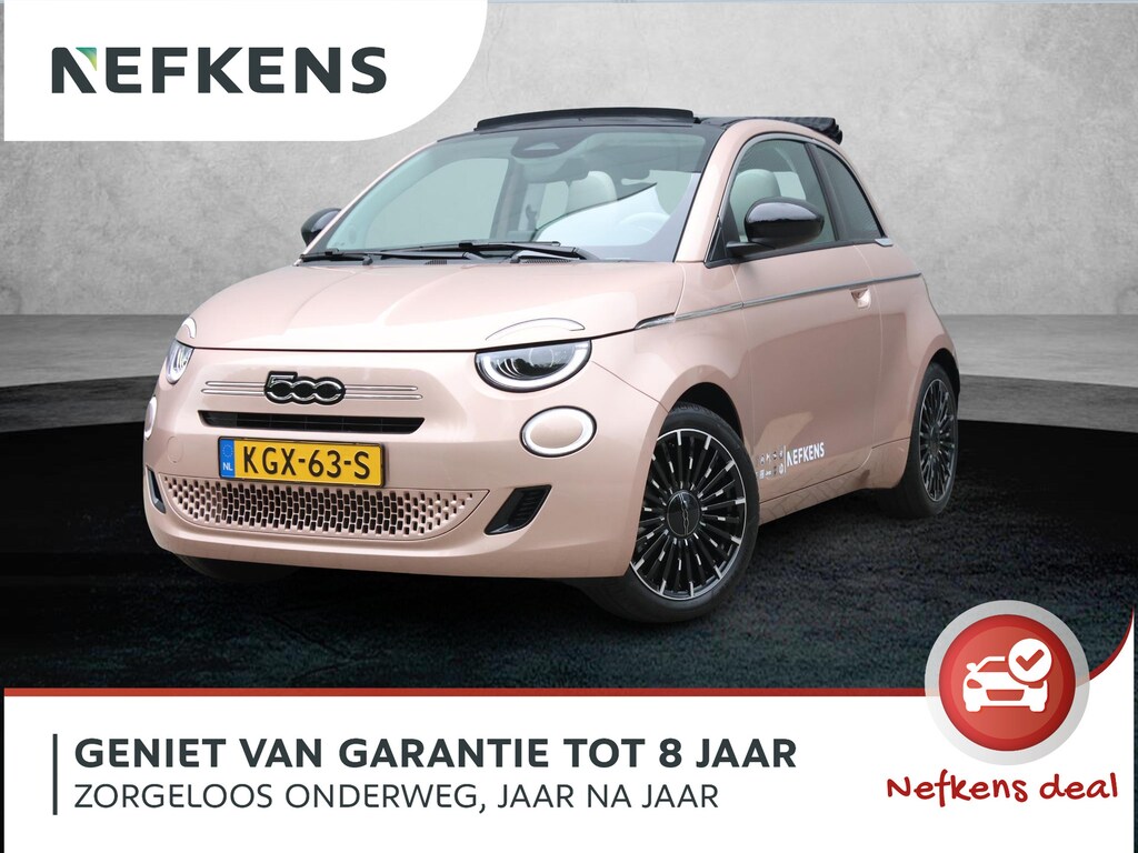 Fiat 500C 1.0 Hybrid La Prima | Apple Carplay/Android Auto | Navigatie | Climate Control | Camera | Verwarmde voorstoelen